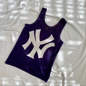 rare vintage new york yankees ladies tank top